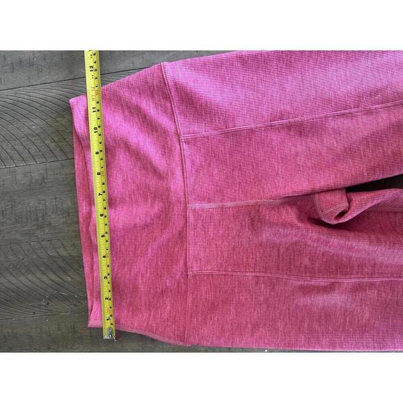 NWOT Beach Riot Hot Pink Alani Flared Pants Slit Legs Women’s size Medium​ - Picture 9 of 13